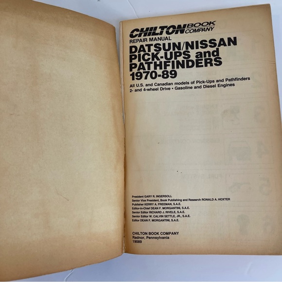 Chilton 6816 Repair Manual Datsun Nissan Pickup Pathfinder 1970-1989 Guide USA - Picture 8 of 16